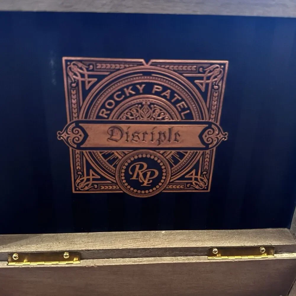 Rocky Patel Disciple Toro Empty Wood Cigar Box 9.5